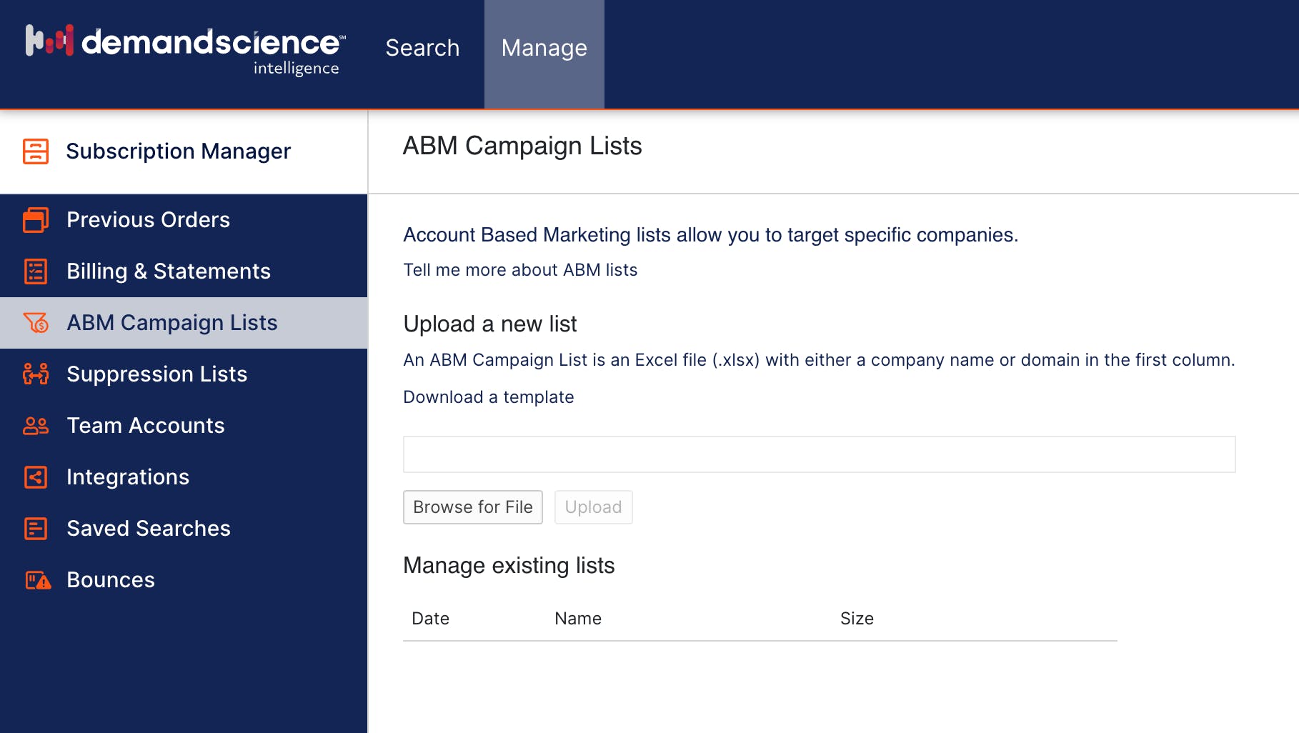 DemandScience Intelligence Screenshot 2
