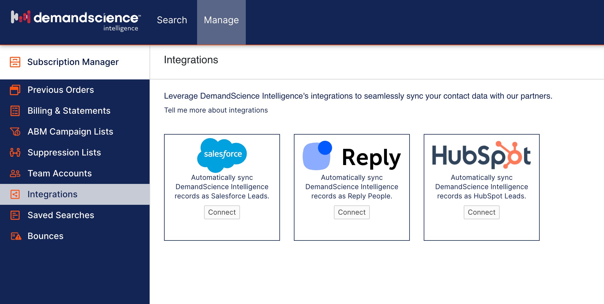 DemandScience Intelligence Screenshot 3