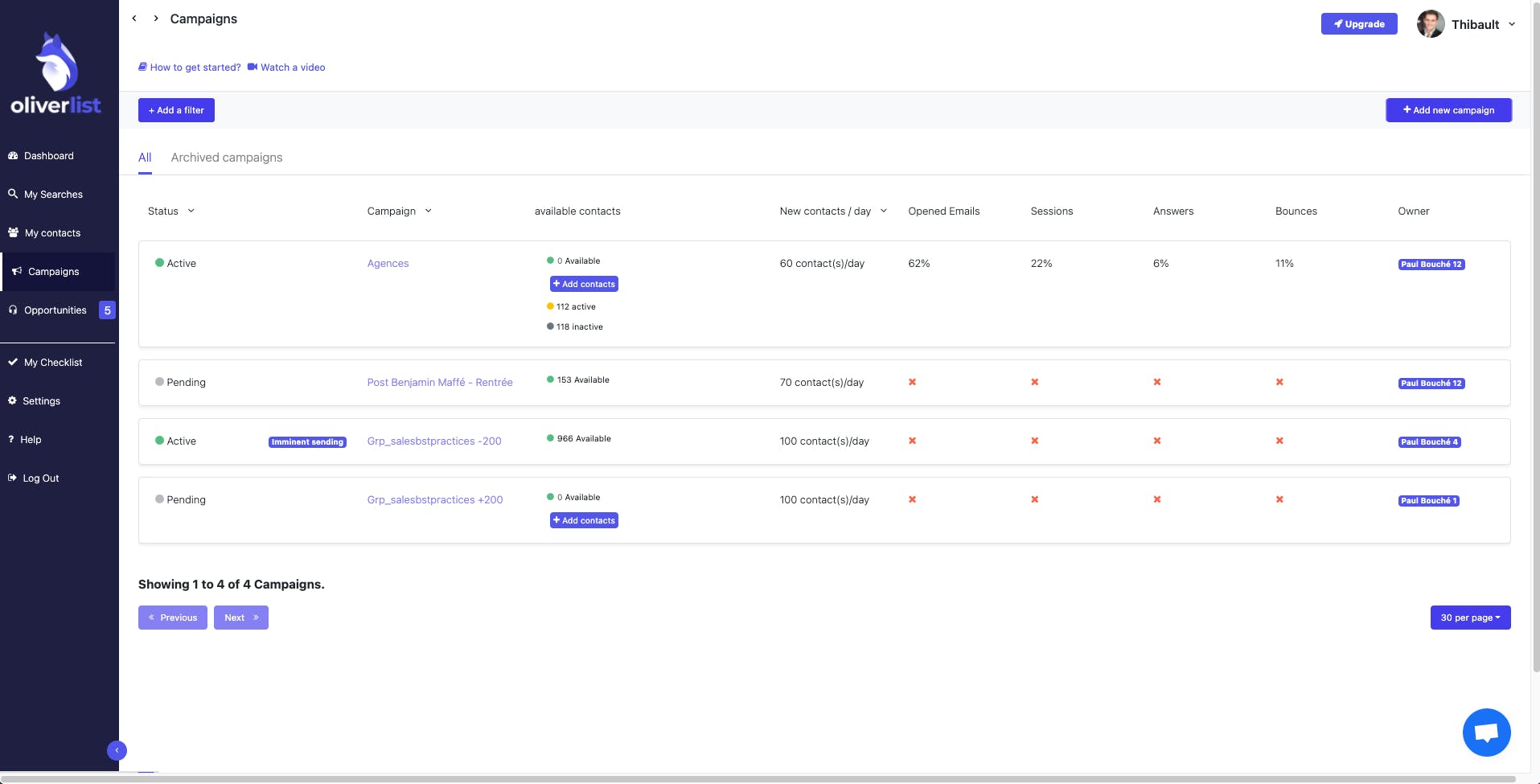 Oliverlist Screenshot 3