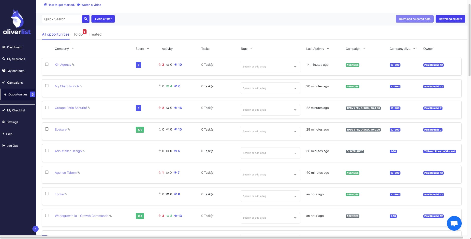 Oliverlist Screenshot 5