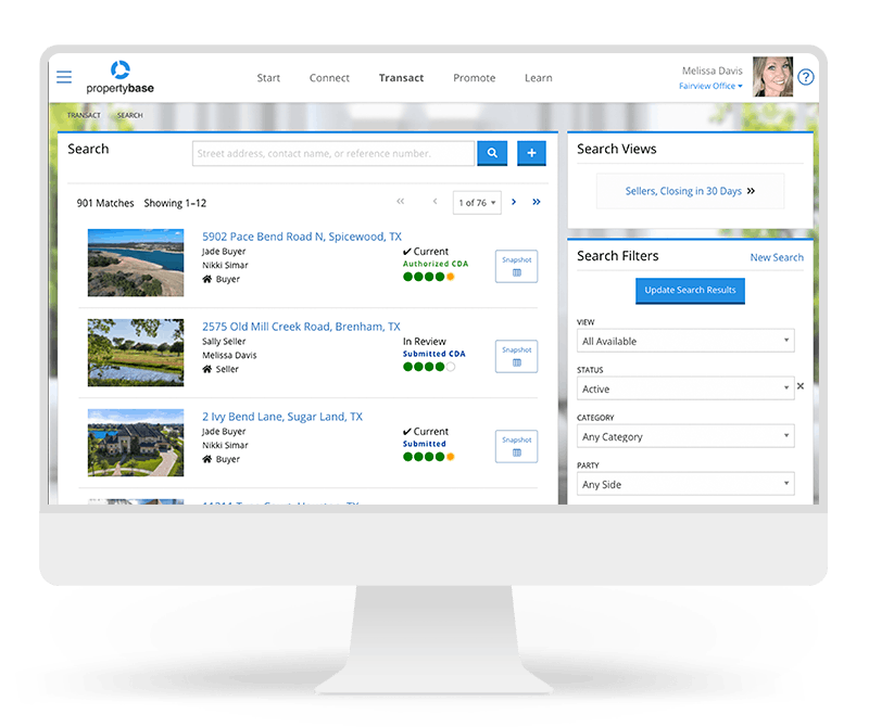 Propertybase Back Office Screenshot 1