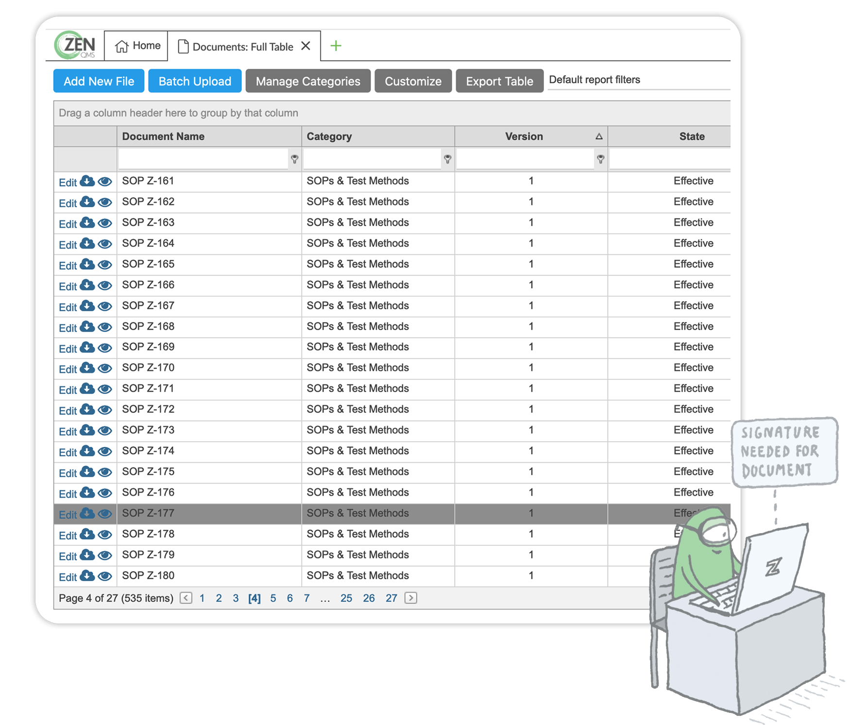 ZenQMS Screenshot 2
