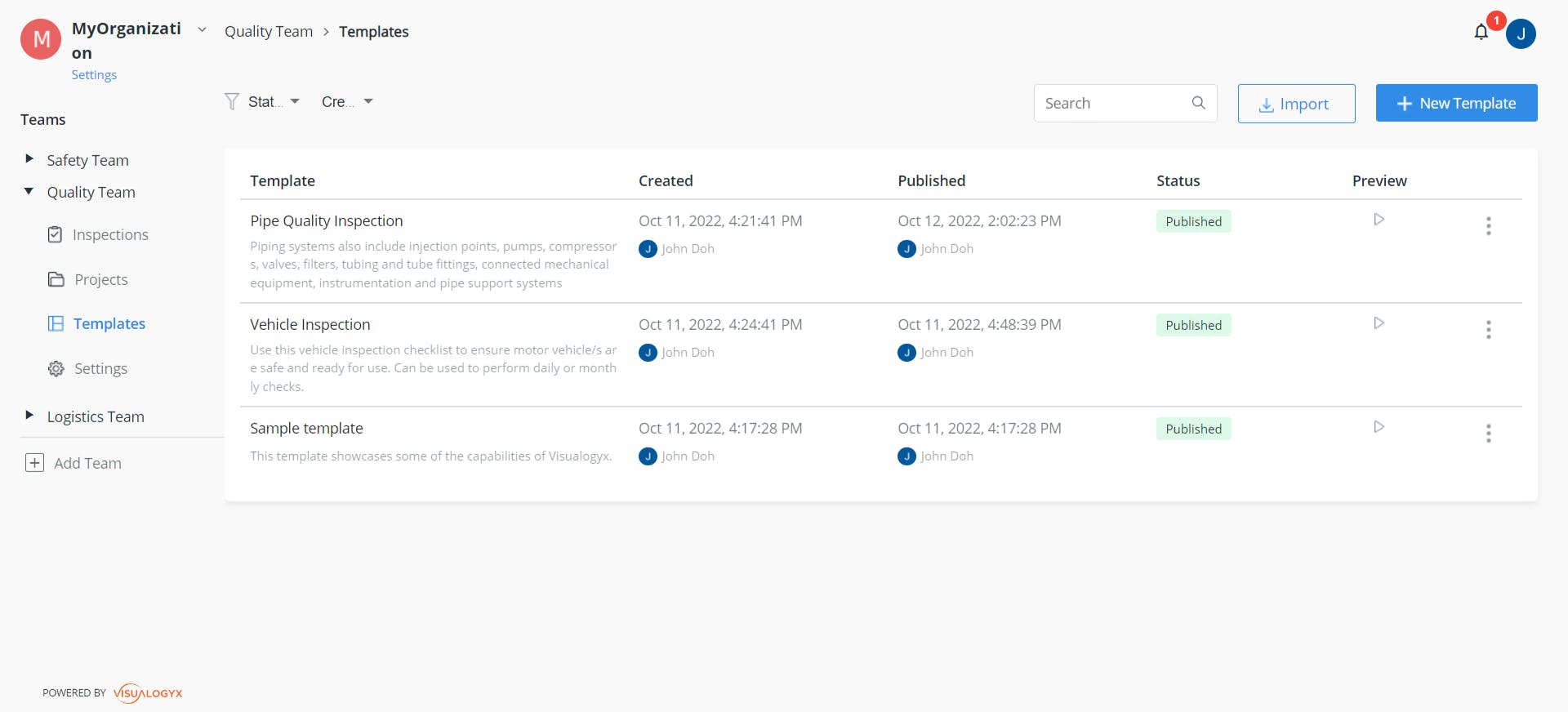 Visualogyx Screenshot 1