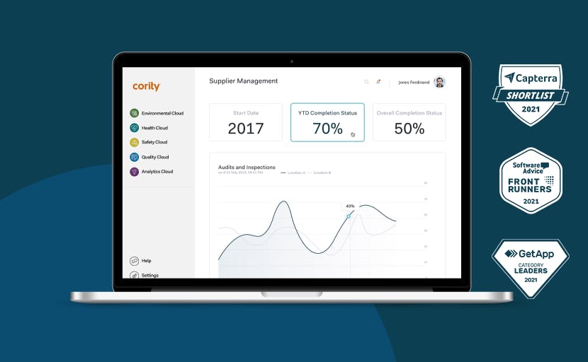 Cority Screenshot 1