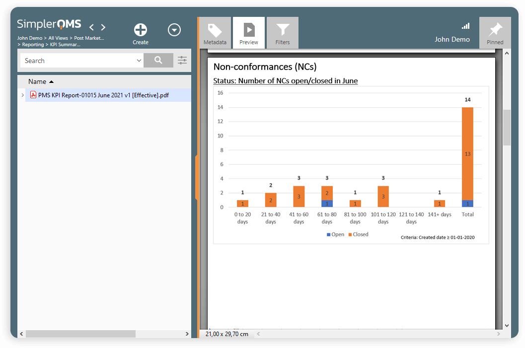 SimplerQMS Screenshot 3