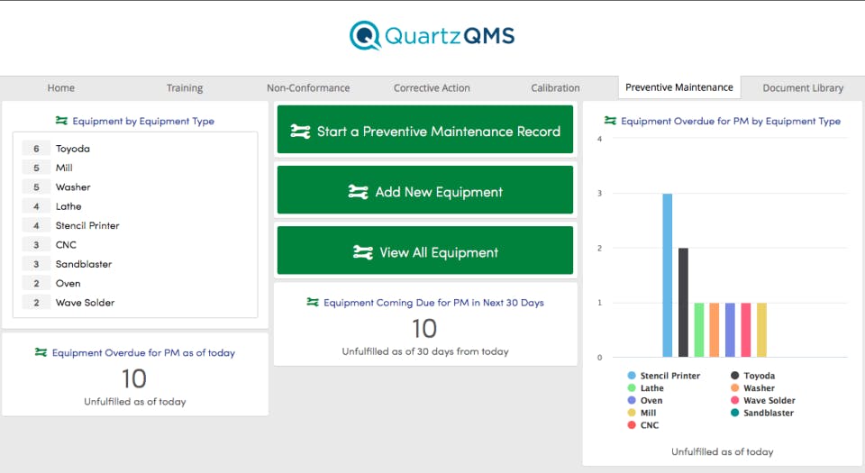 Quartz QMS Screenshot 2