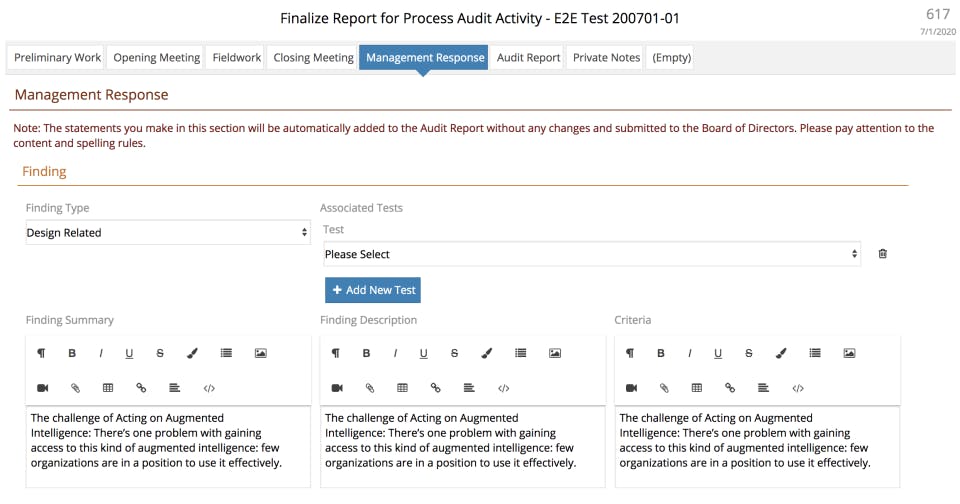 Auditrunner Screenshot 1