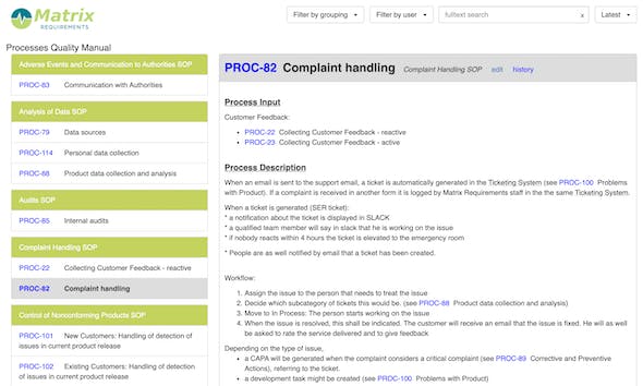 Matrix Requirements Screenshot 3