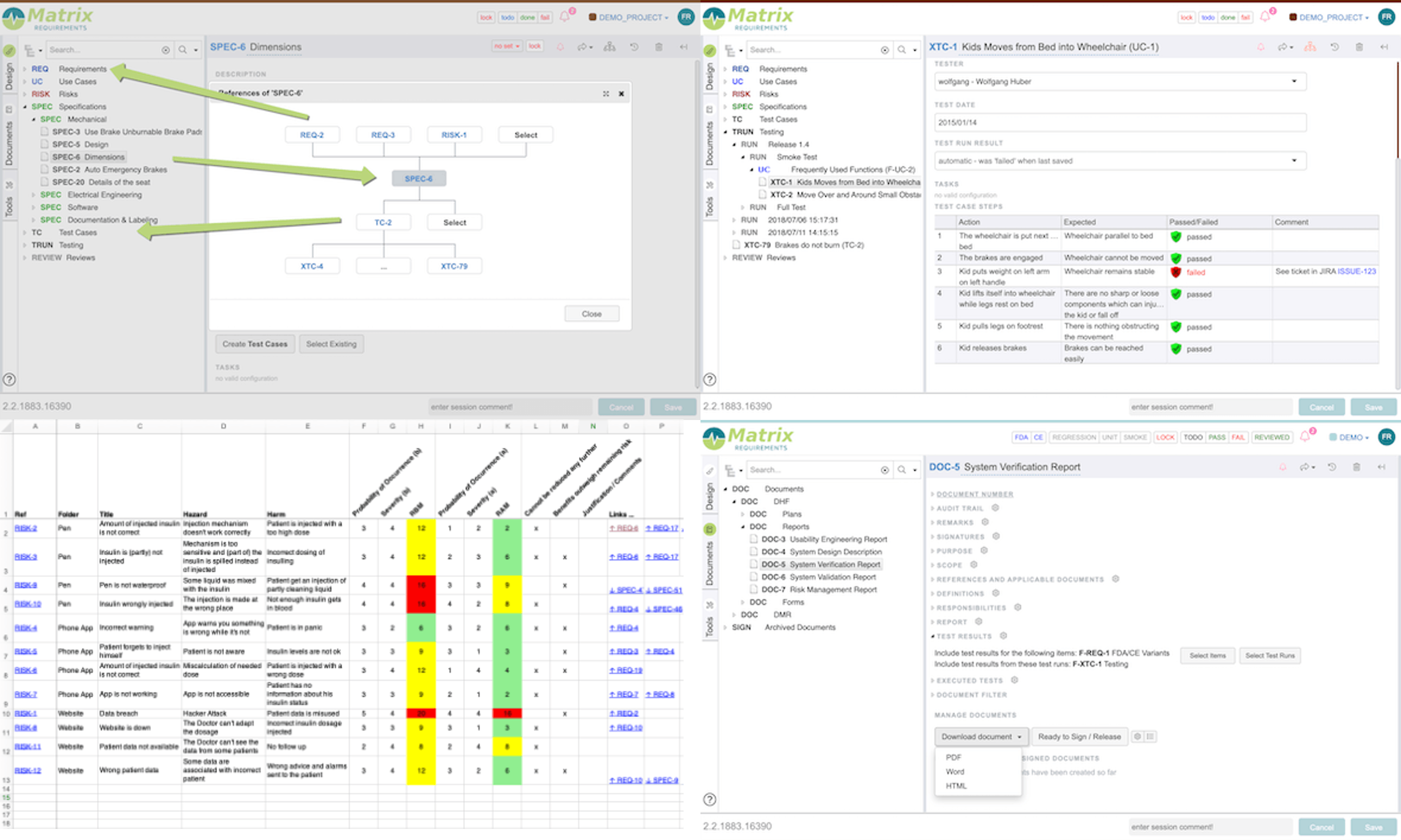 Matrix Requirements Screenshot 5