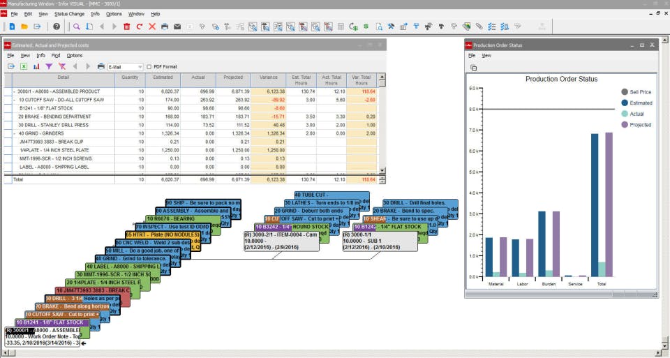 Infor VISUAL Screenshot 2