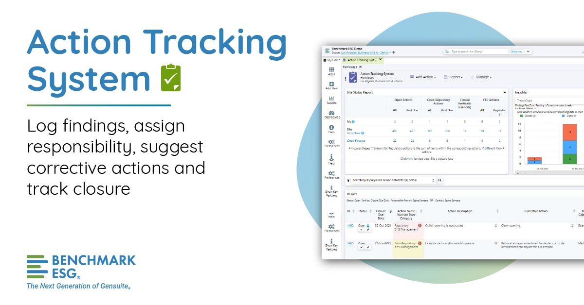 Benchmark Risk + Compliance Screenshot 1