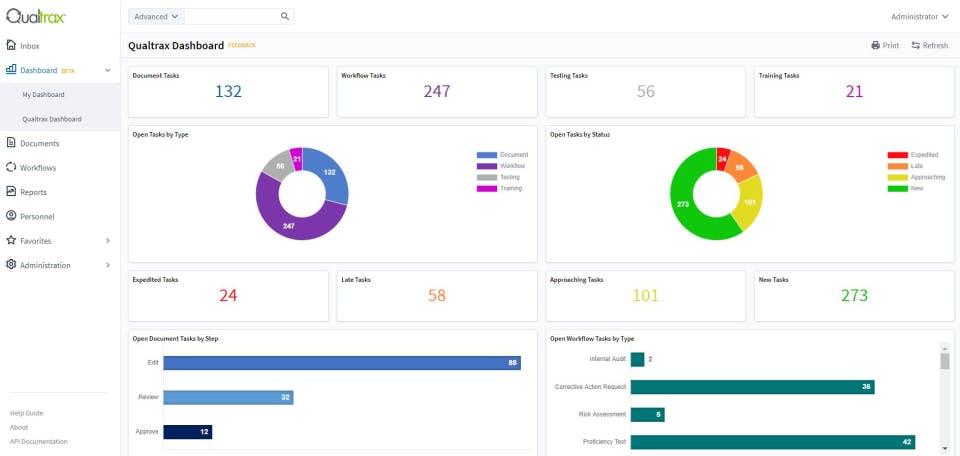 Qualtrax Screenshot 1