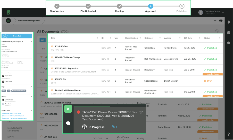 Greenlight Guru Screenshot 1