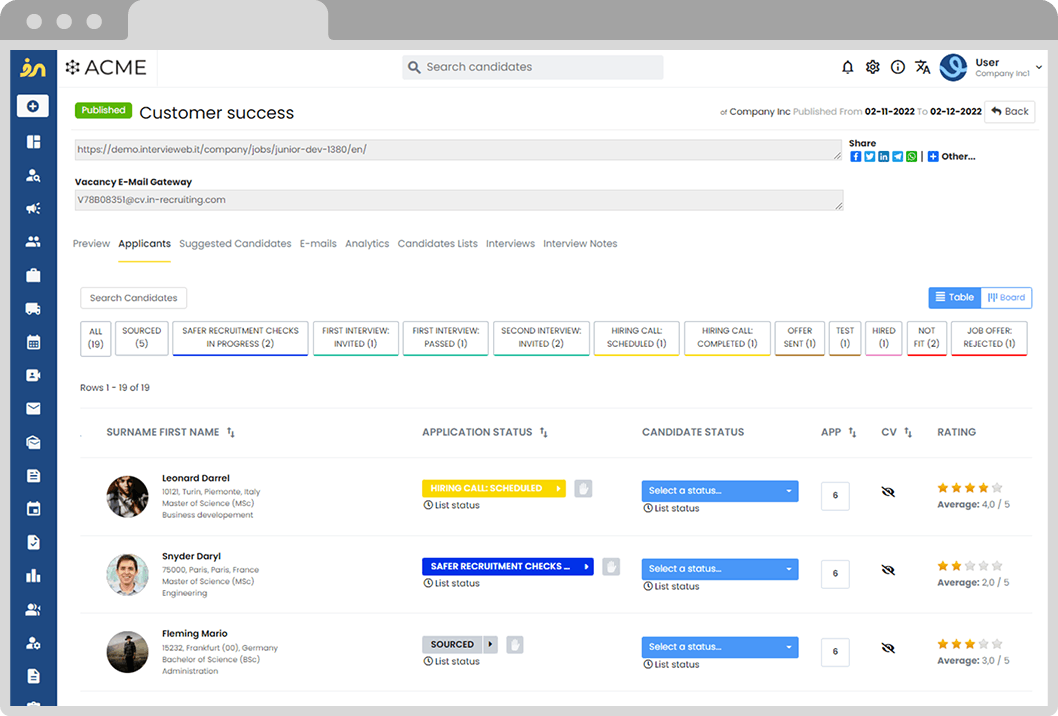 Inrecruiting Screenshot 3
