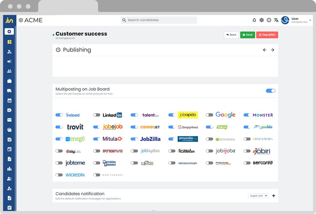 Inrecruiting Screenshot 5