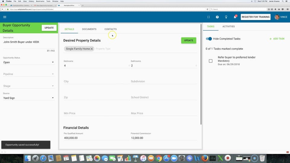 RealtyBackOffice Screenshot 3