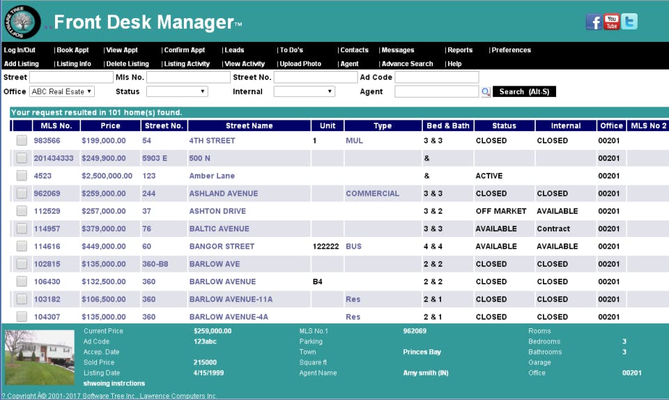 Brokers Management System Screenshot 1
