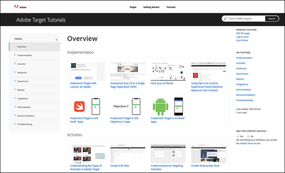 Adobe Target Screenshot 1