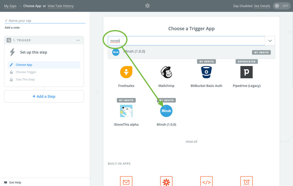 Minsh Screenshot 3