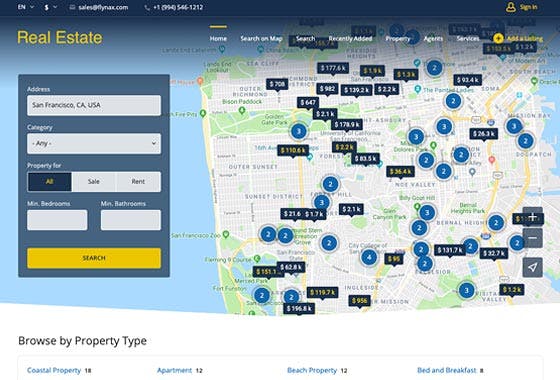 Flynax Real Estate Classifieds Software Screenshot 2