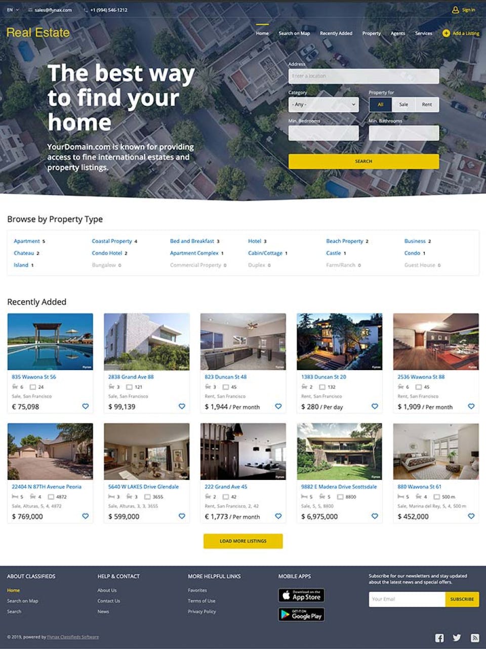 Flynax Real Estate Classifieds Software Screenshot 3