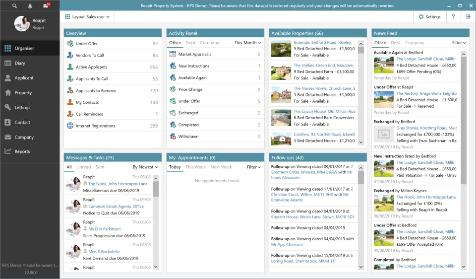 Reapit Property Sales Screenshot 1