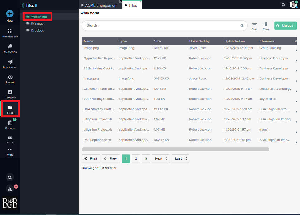 Workstorm Screenshot 1