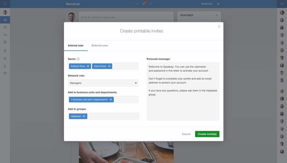 Speakap Screenshot 1