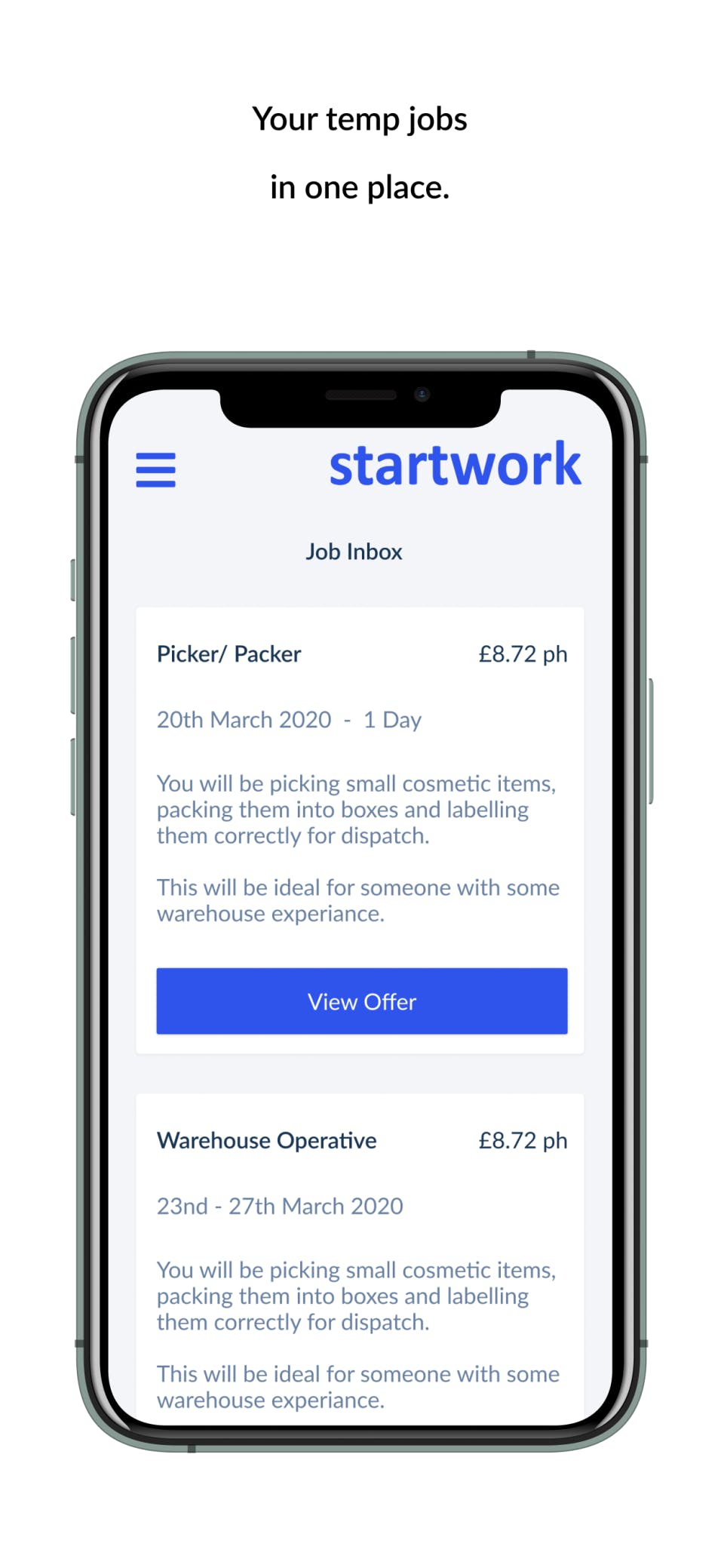 Startwork Screenshot 2
