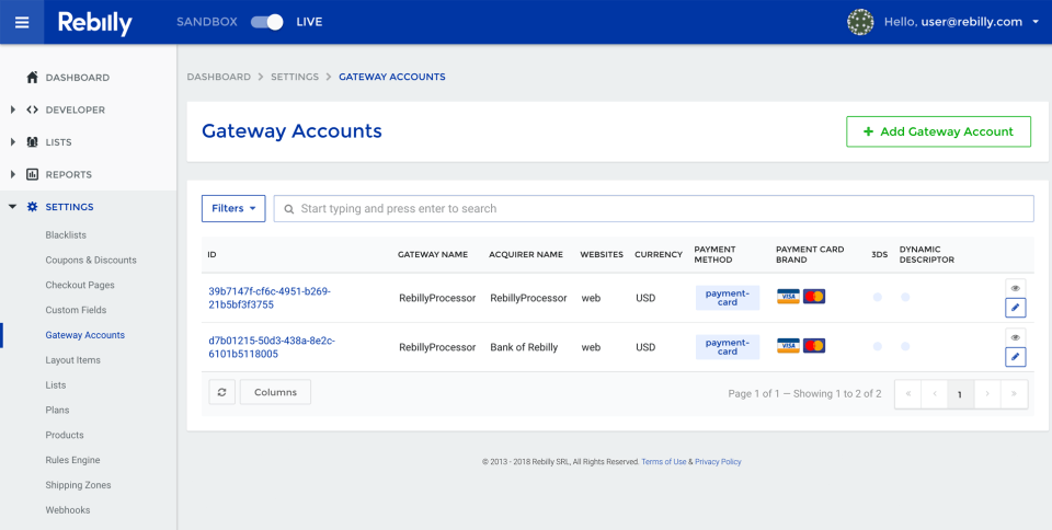 Rebilly Screenshot 5