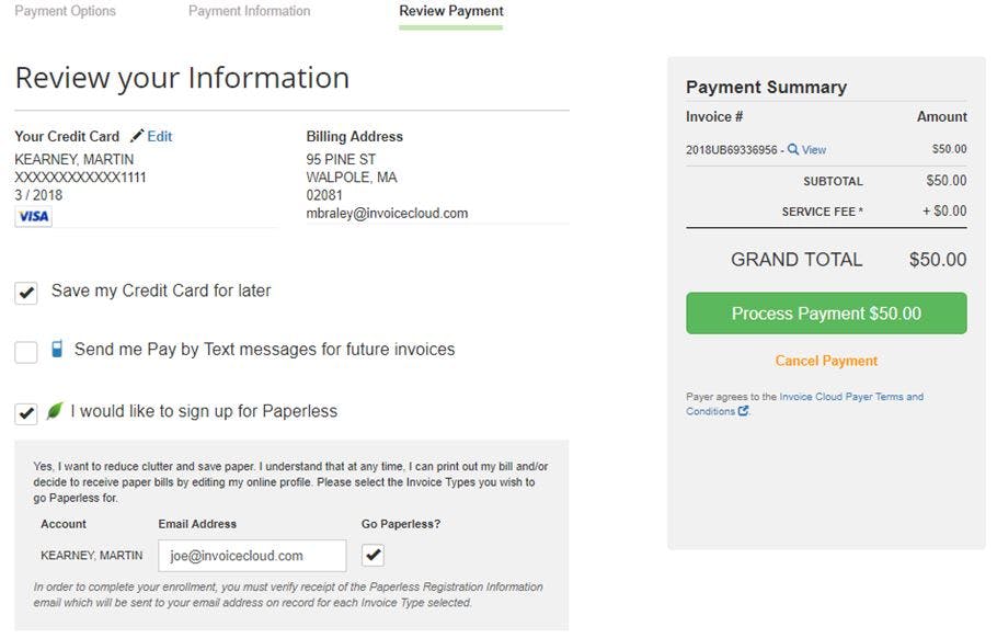 Invoice Cloud Screenshot 3