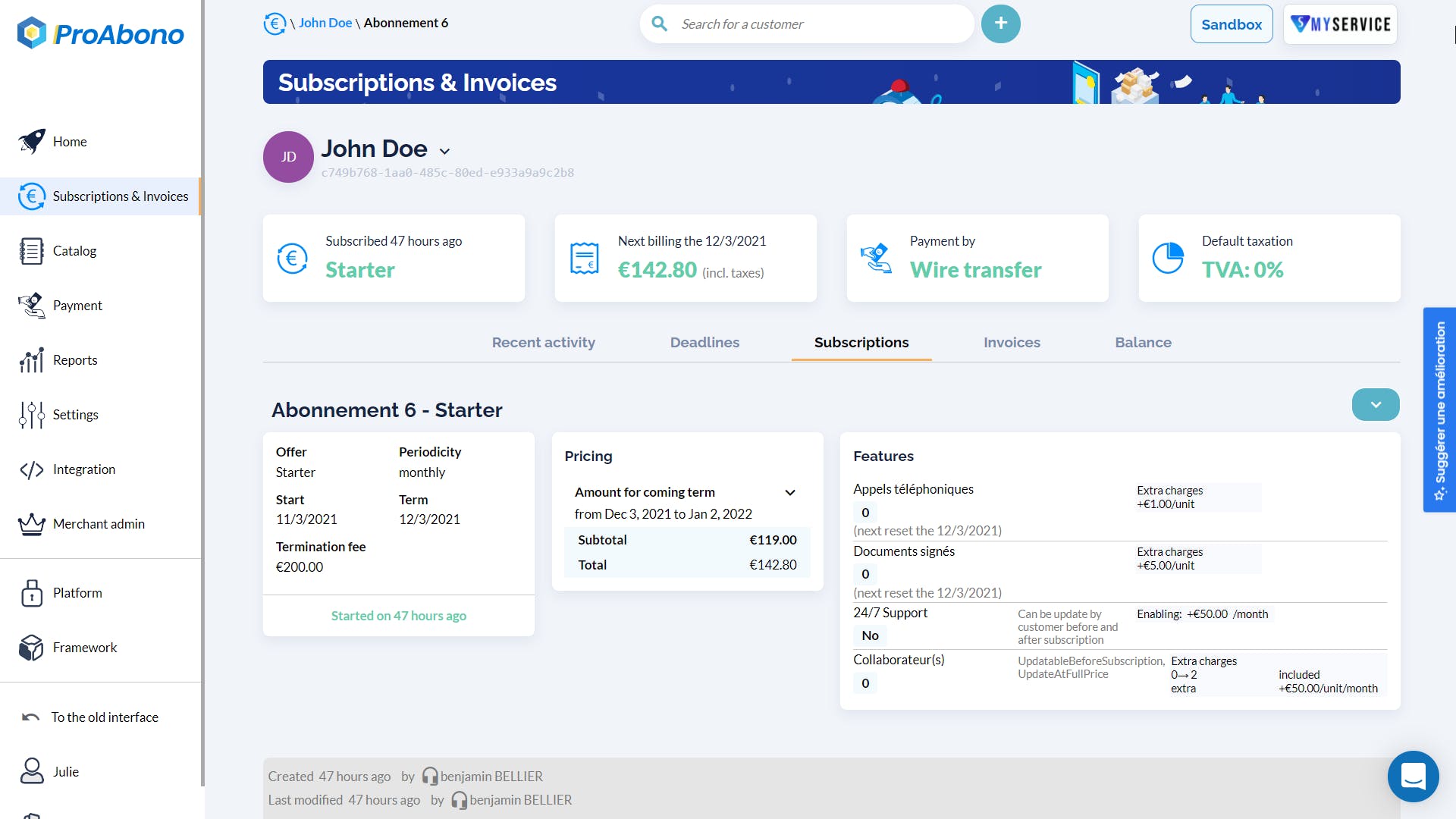 ProAbono Screenshot 3