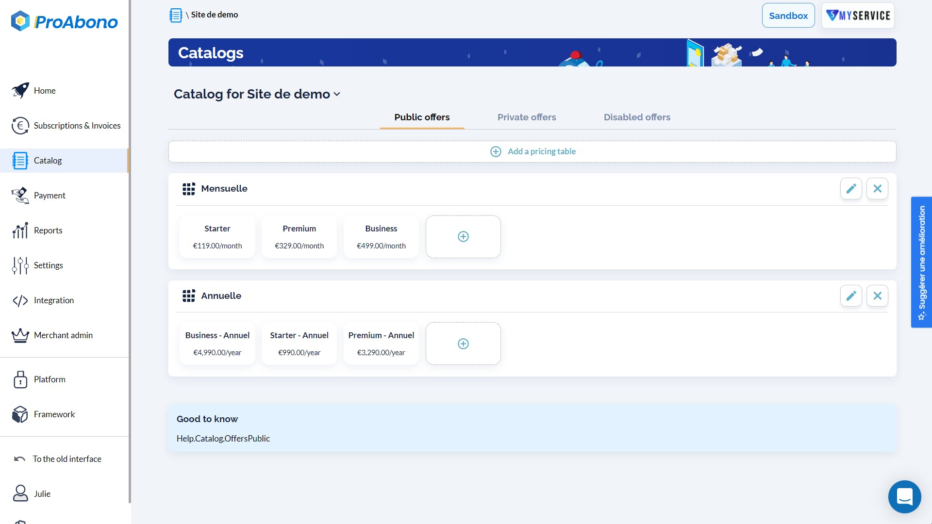 ProAbono Screenshot 4