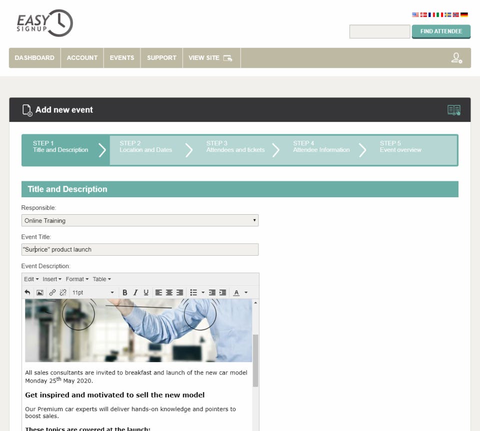 EasySignup  Screenshot 3