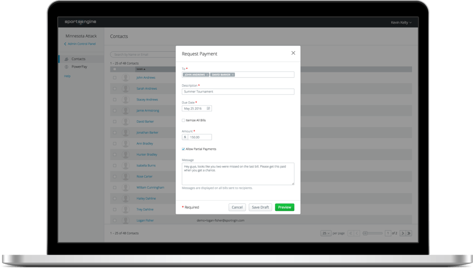 SportsEngine Screenshot 1