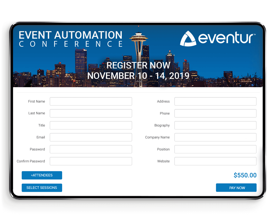 Eventur Conference Screenshot 1