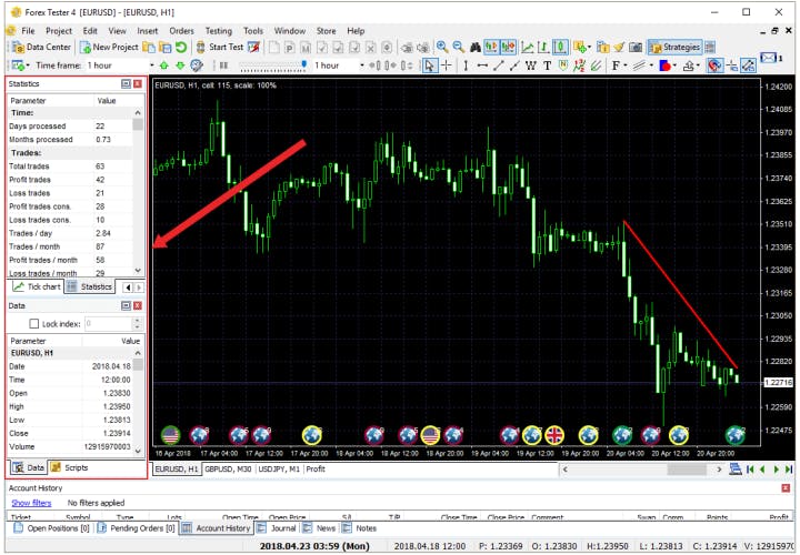 Forex Tester Screenshot 2