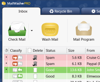 MailWasher Screenshot 1