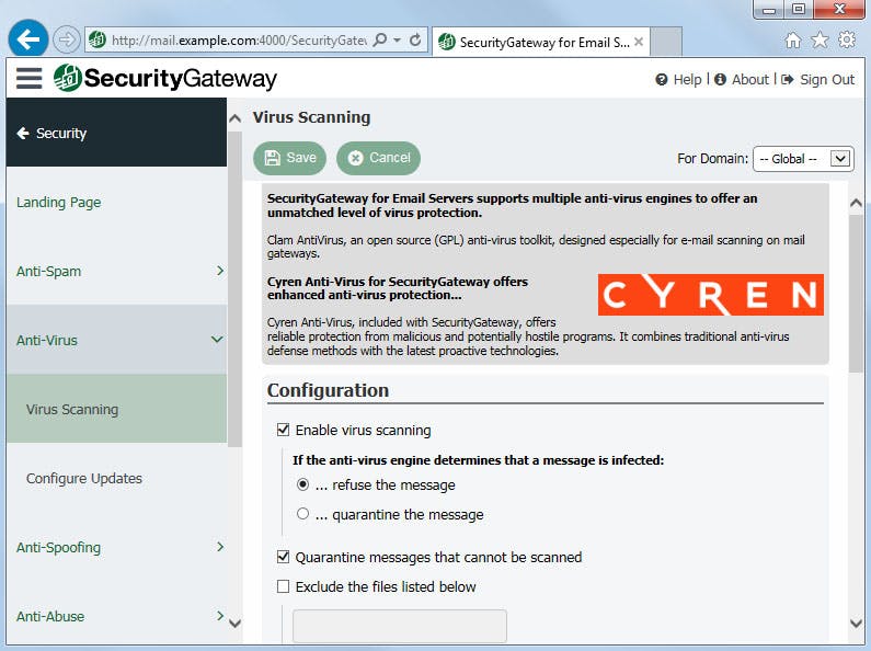 Security Gateway by MDaemon Screenshot 2