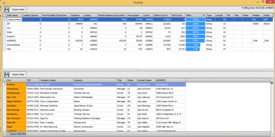 DataMatch Screenshot 2