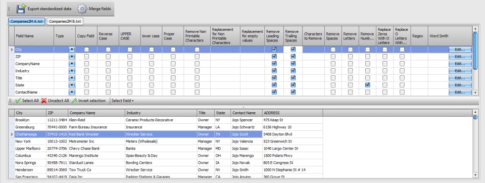 DataMatch Screenshot 3