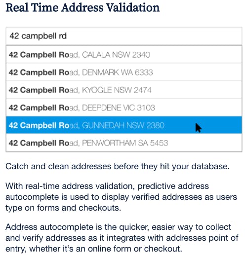 AddressFinder Screenshot 1