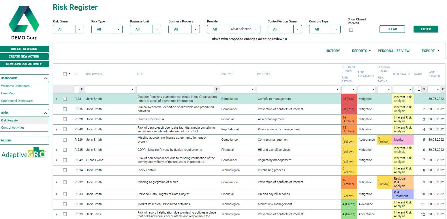 AdaptiveGRC Screenshot 4
