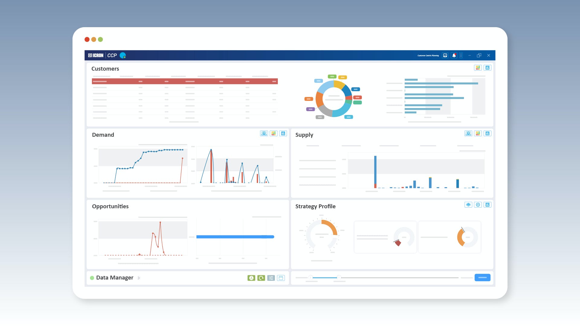 ICRON Supply Chain Planning Screenshot 1