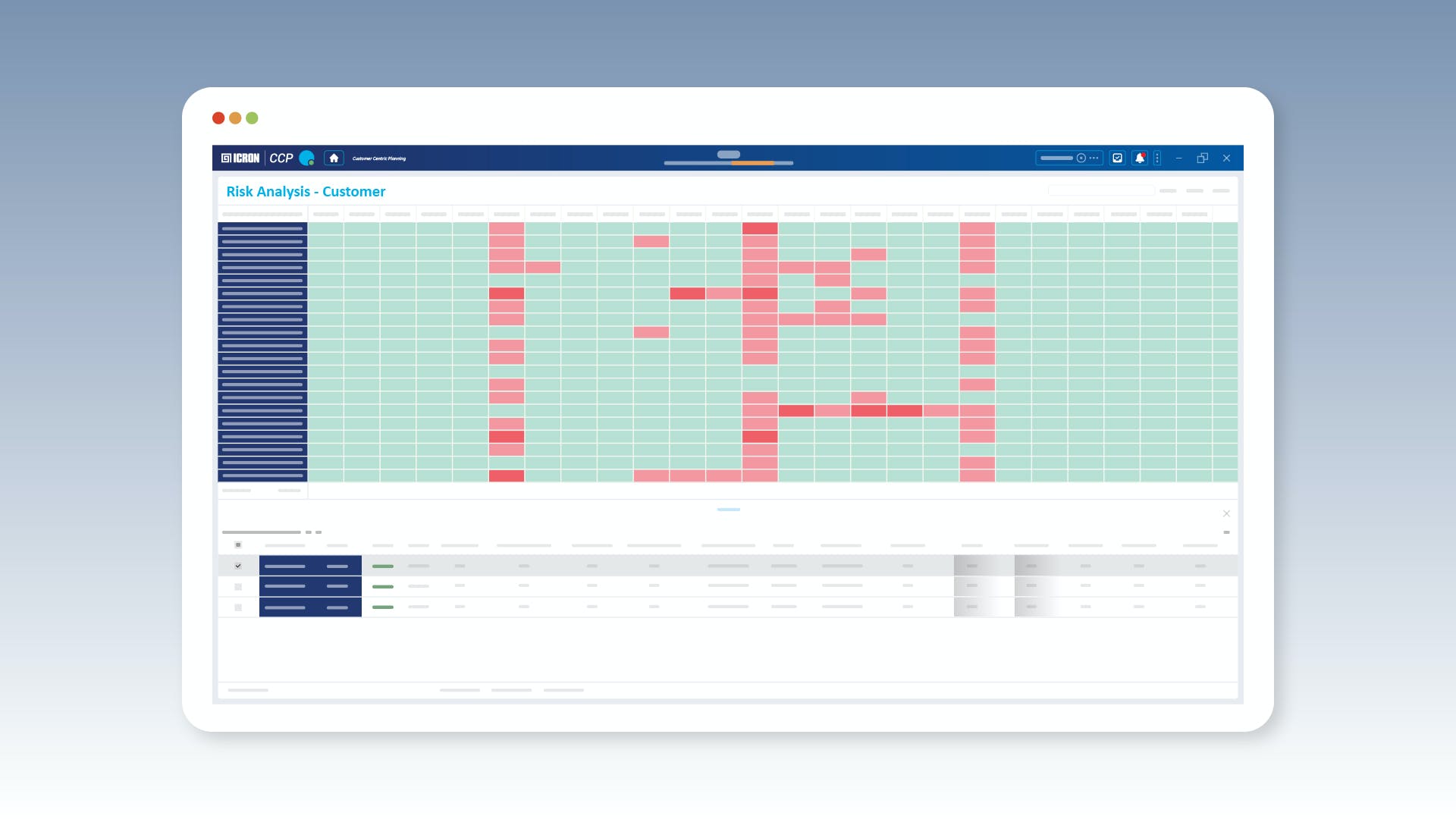 ICRON Supply Chain Planning Screenshot 2