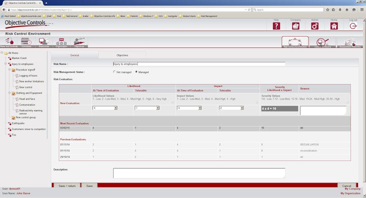 Objective Controls Screenshot 2