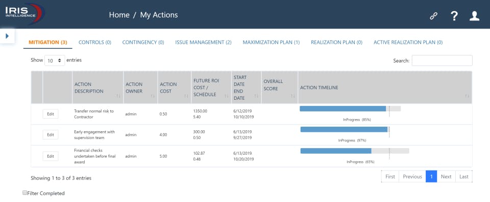 IRIS Intelligence Screenshot 2