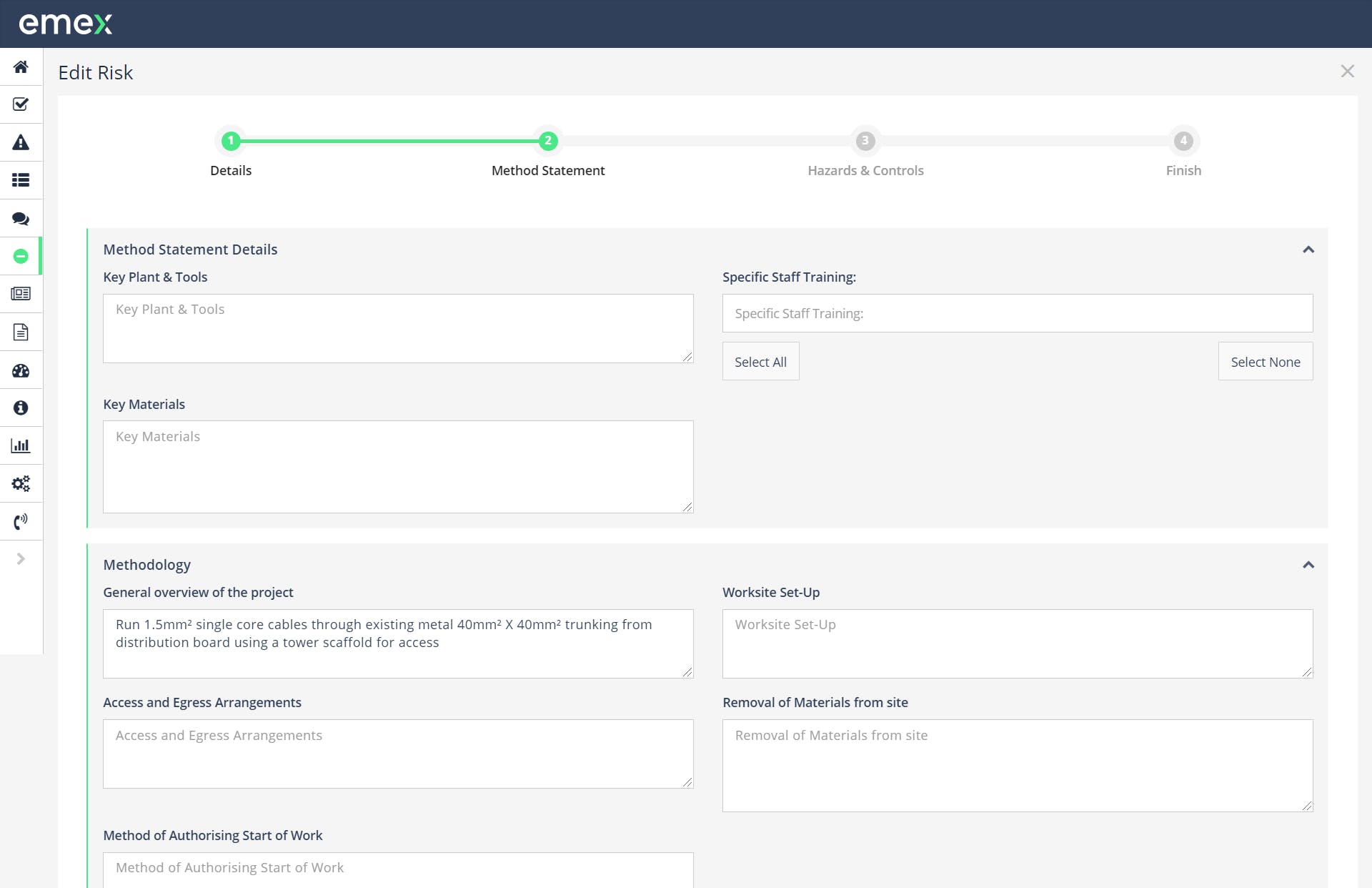 Emex EHS & ESG Software Screenshot 2
