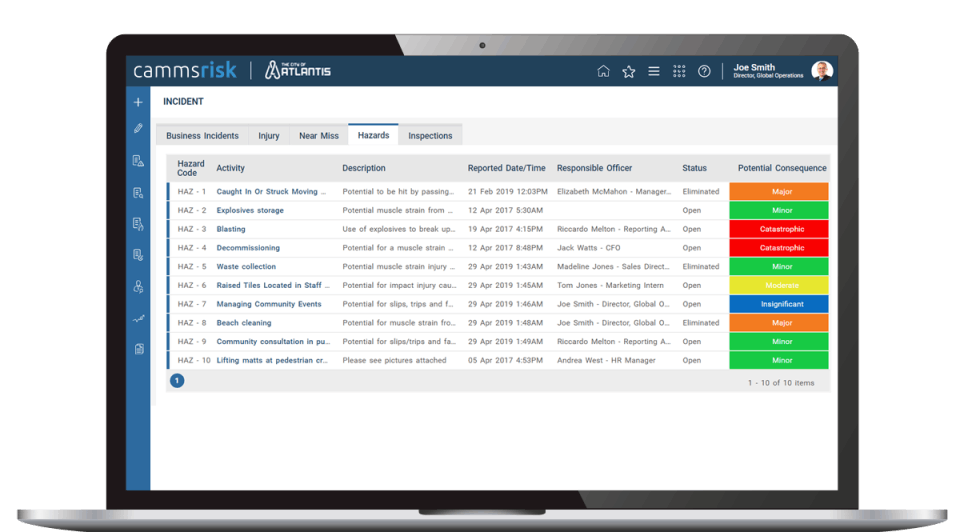 Camms.Risk Screenshot 1