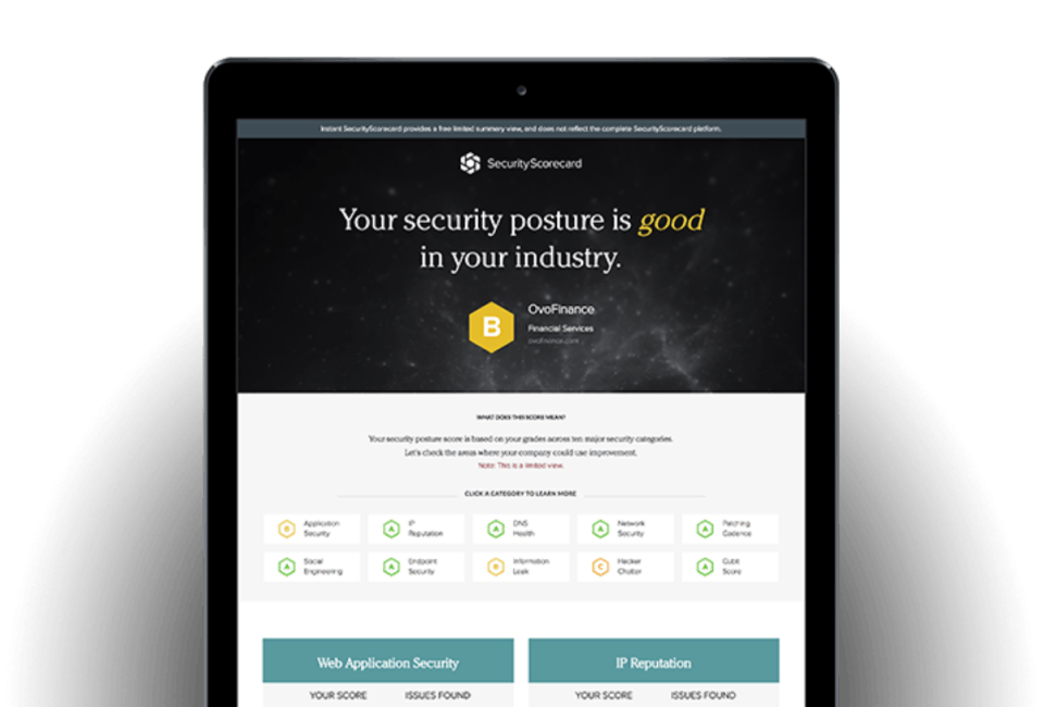 SecurityScorecard Screenshot 2